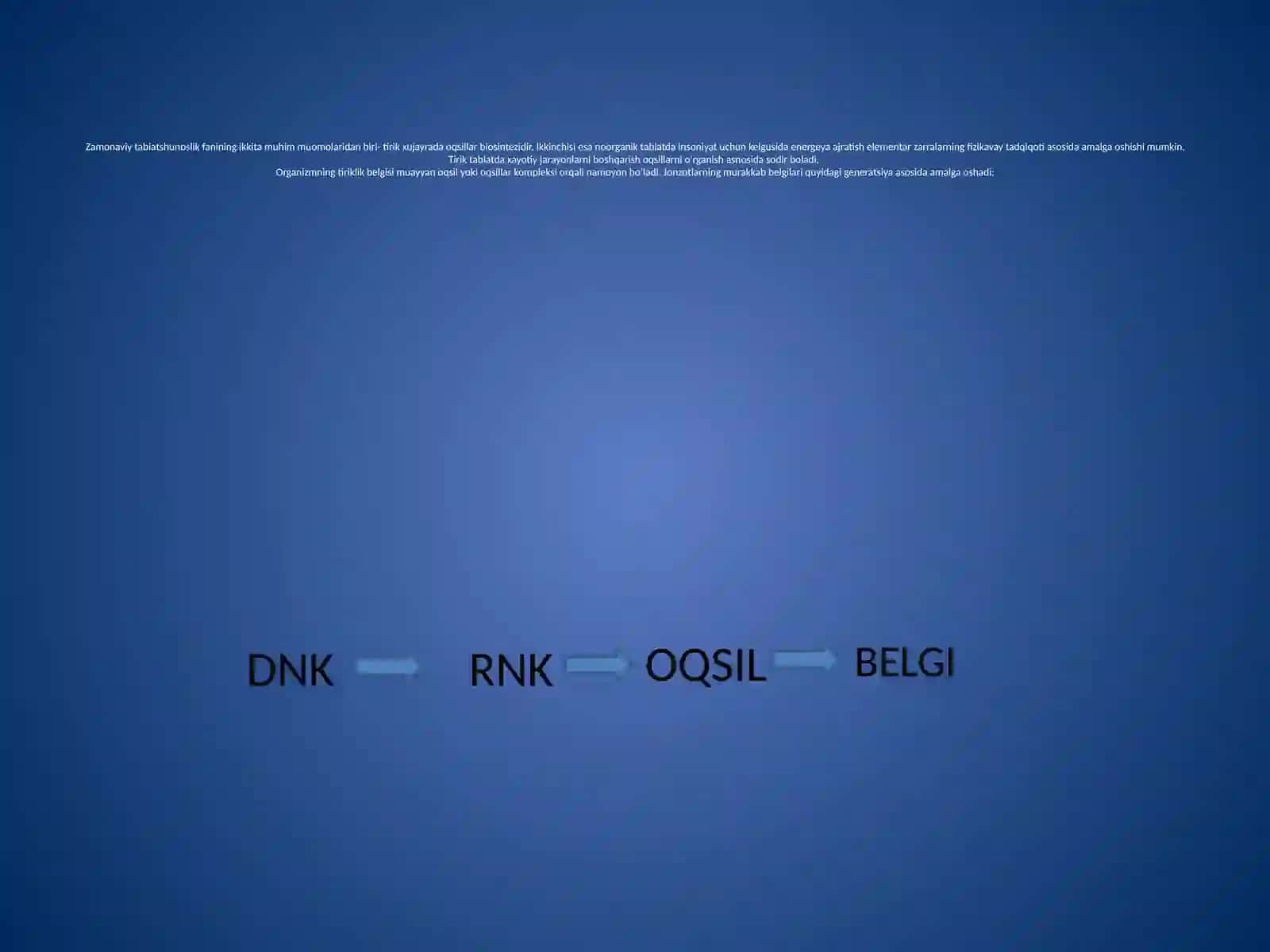 Oqsilbiosintezi 2