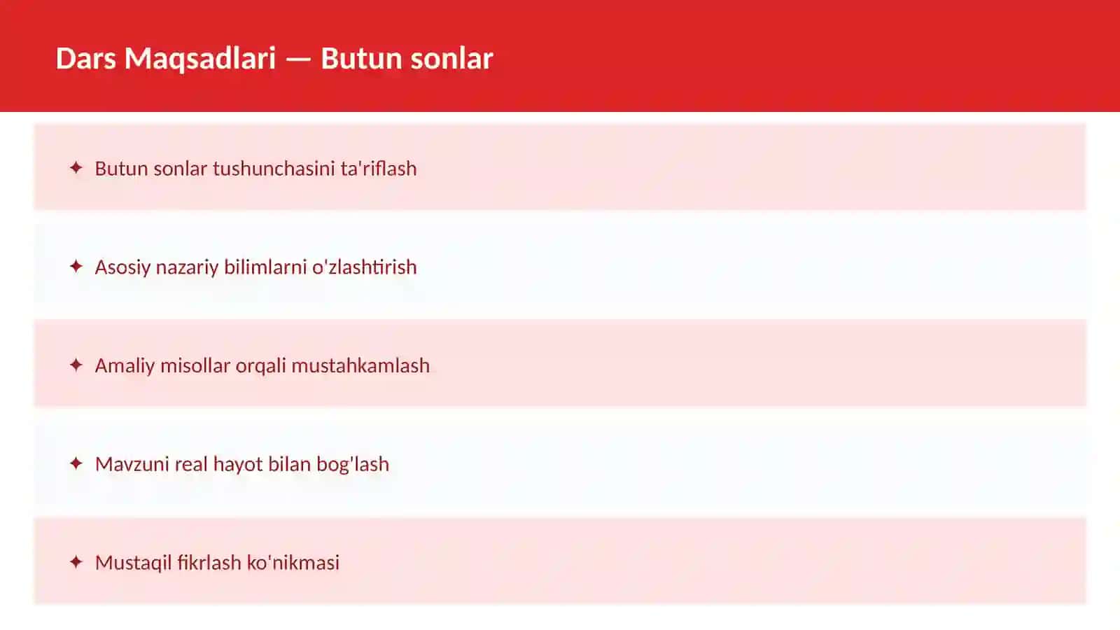 Matematika: Sonlar nazariyasi 2