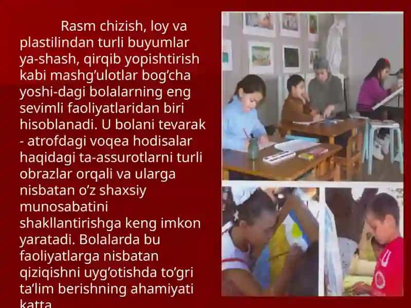 Rasm chizish va san'at 2