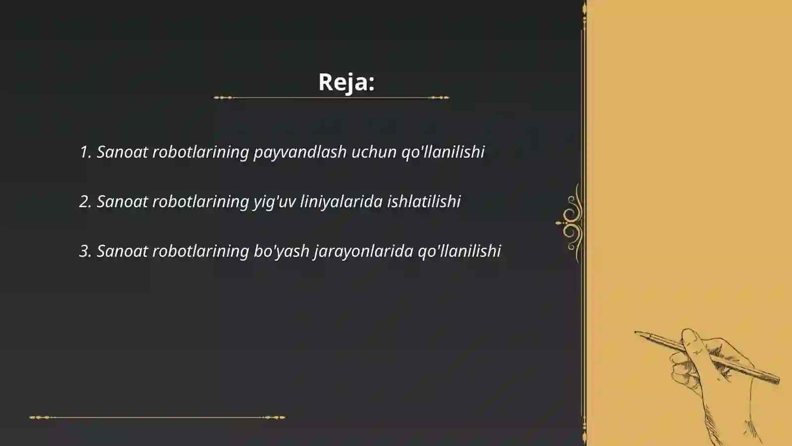 Sanoat robotlarining turlari va maqsadi 2