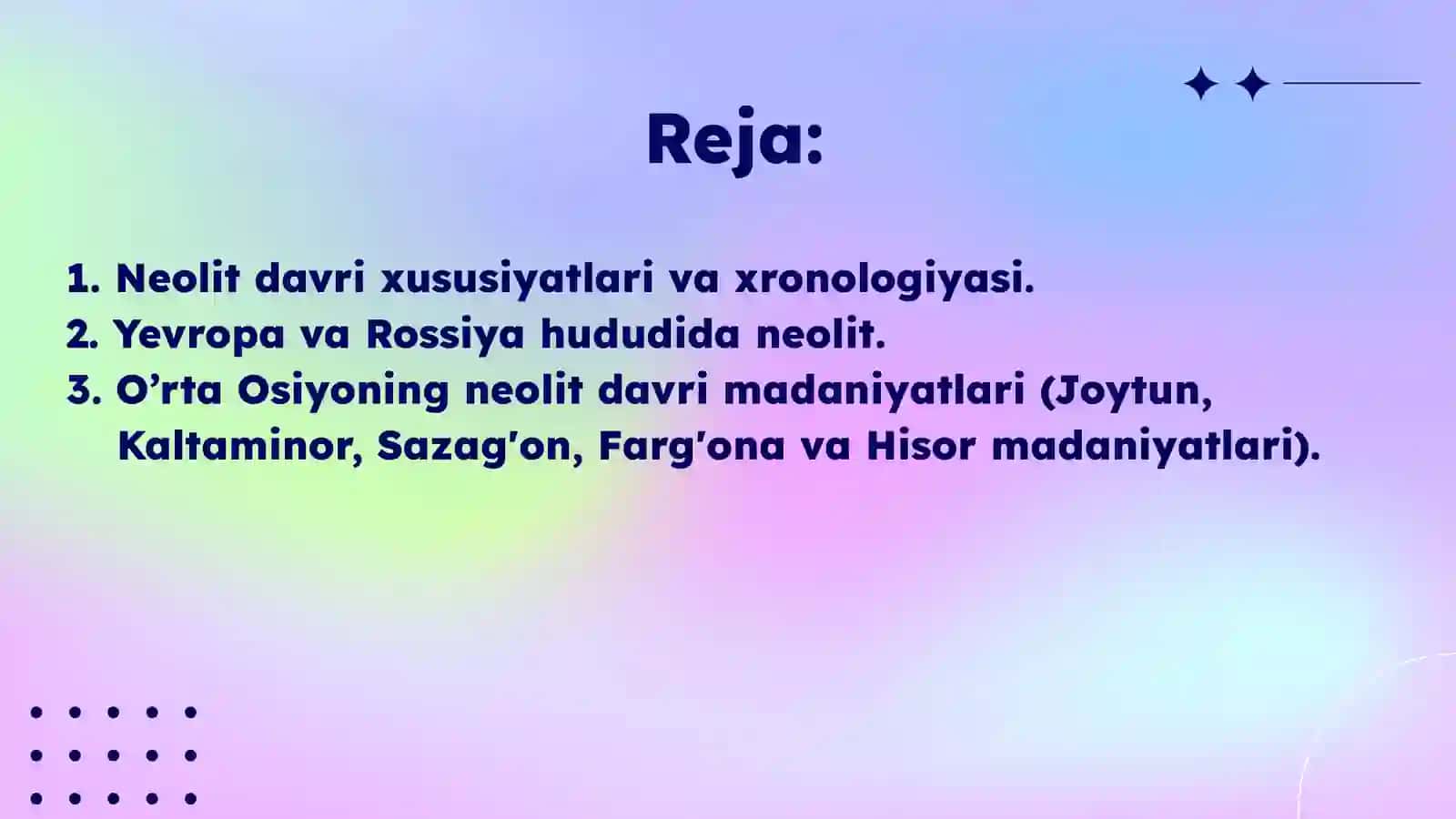 Neolit davri 2