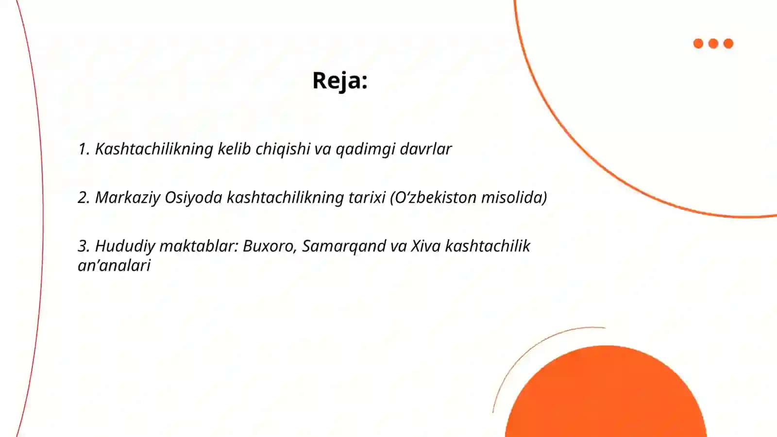 Kashtachilik tarixi haqida maʼlumotlar 2