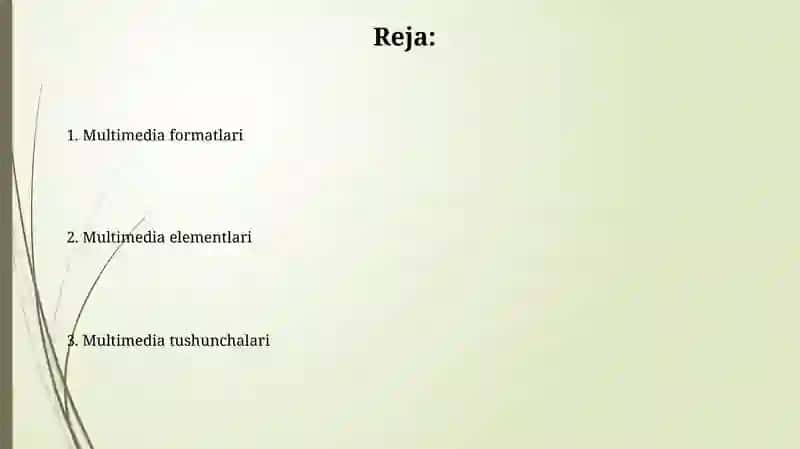 Multimedia formatlari 2