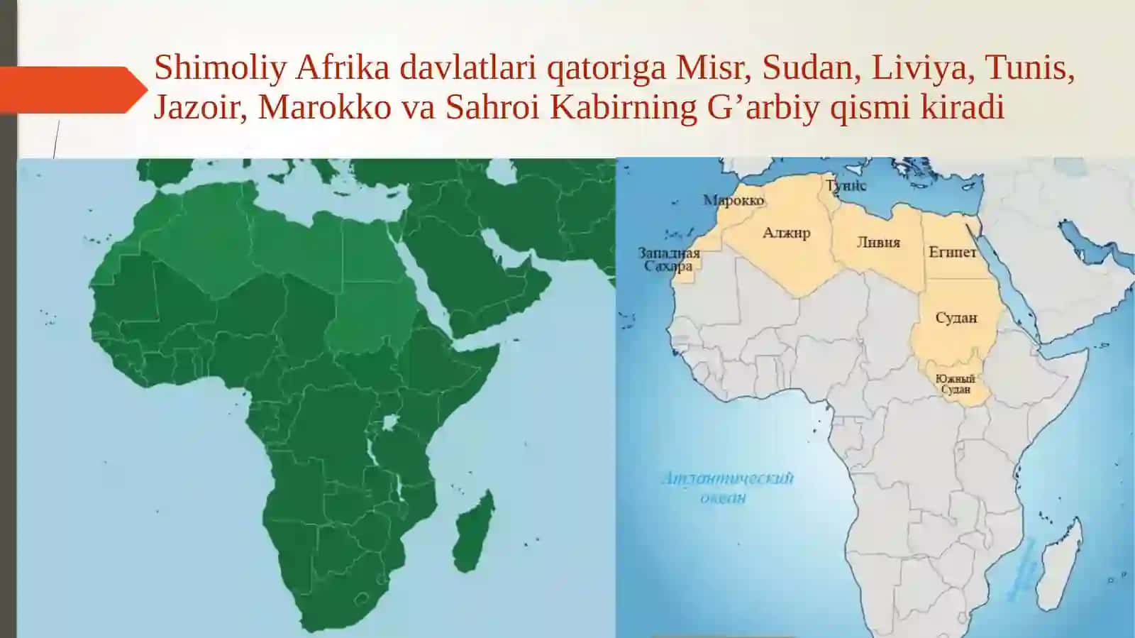 XIX  asr  oxiri   XX  asr  boshlarida   Shimoliy  Afrika 2