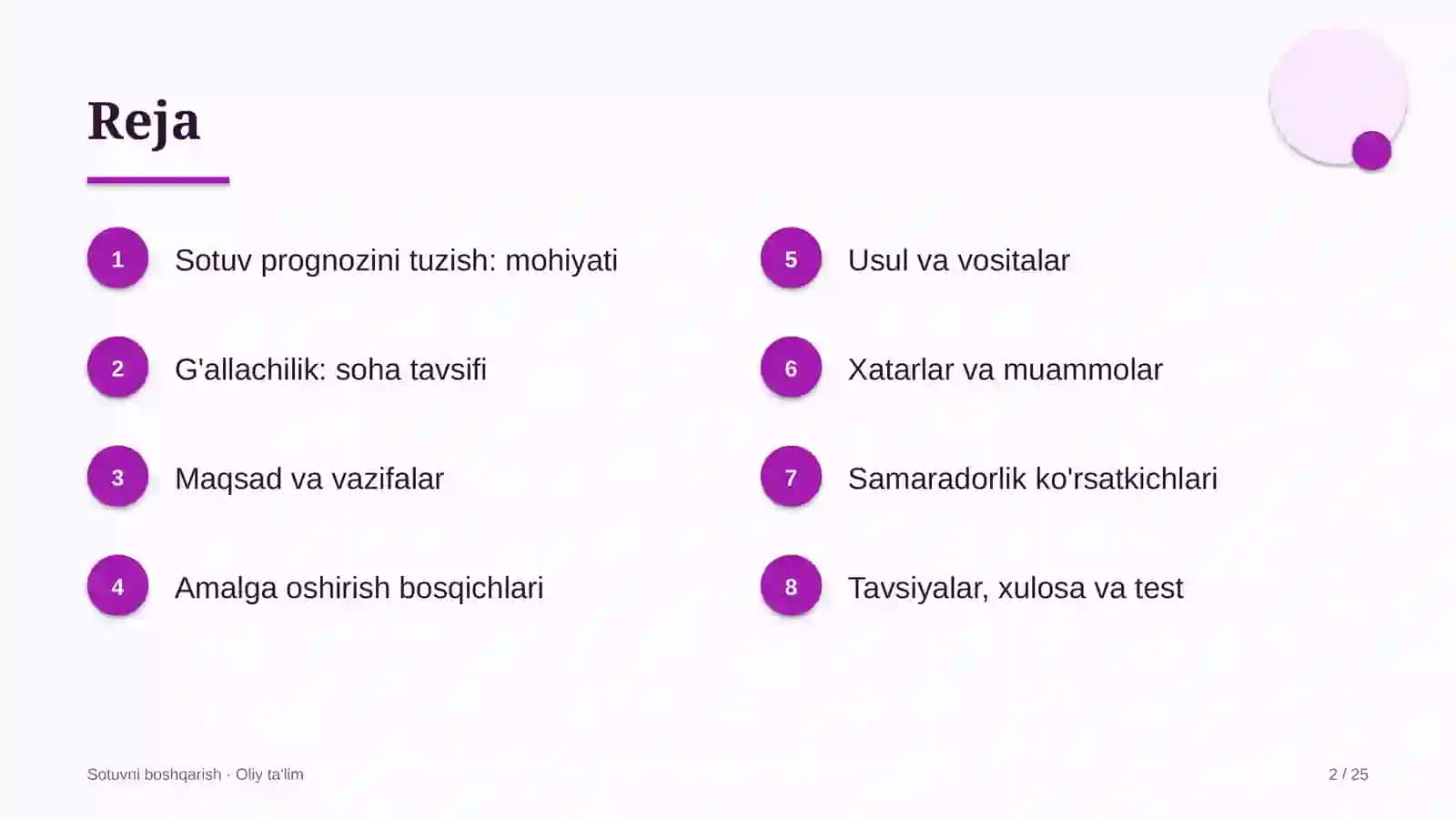 g'allachilikda sotuv prognozini tuzish 4764 2