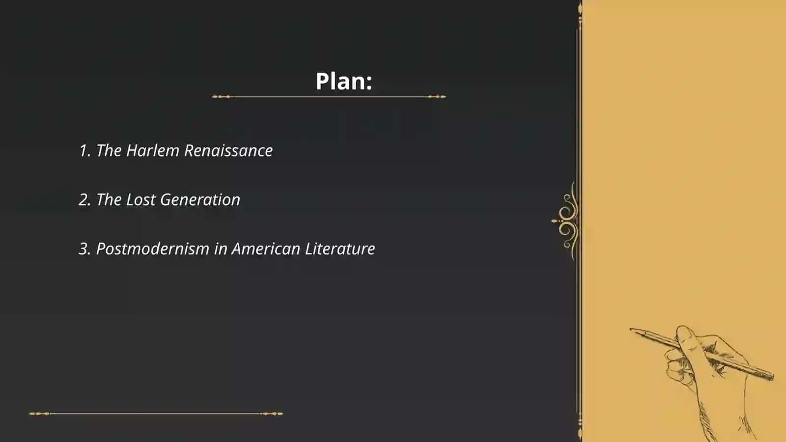 Modern American literature 2