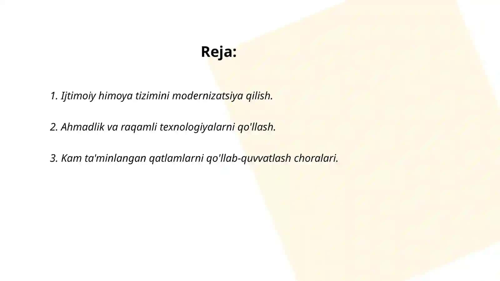 Aholini ijtimoiy himoyalashni takomillashtirish yo llari 2