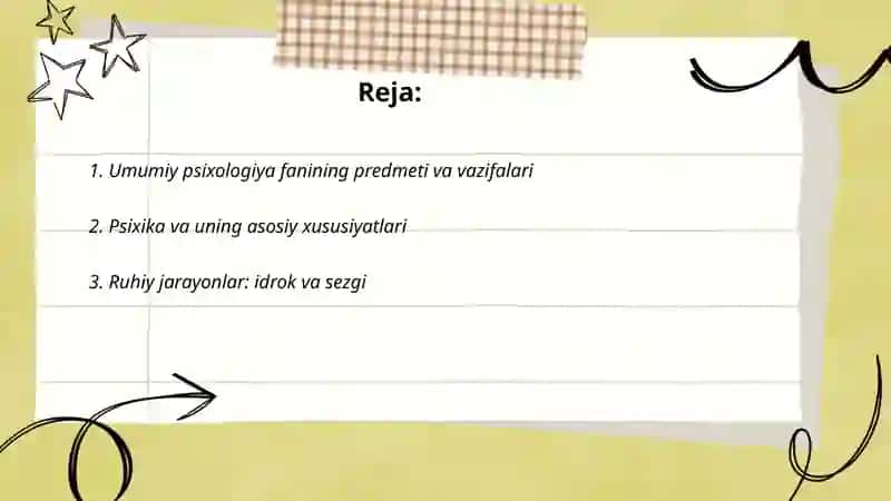 Umumiy psixologiya fanining predmeti 2
