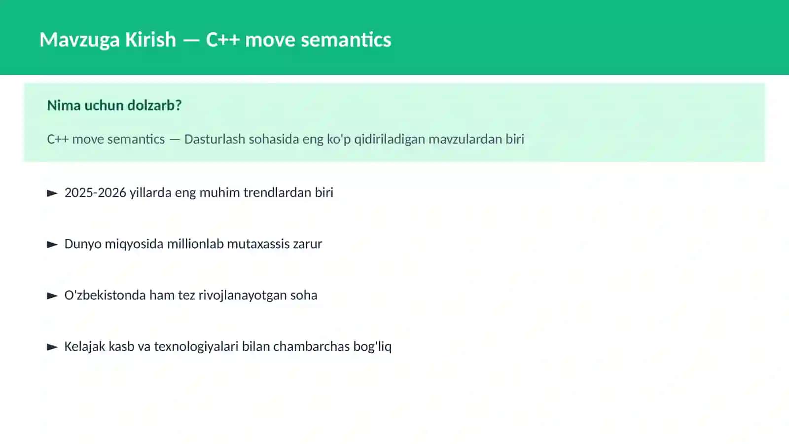 C++ move semantics 2