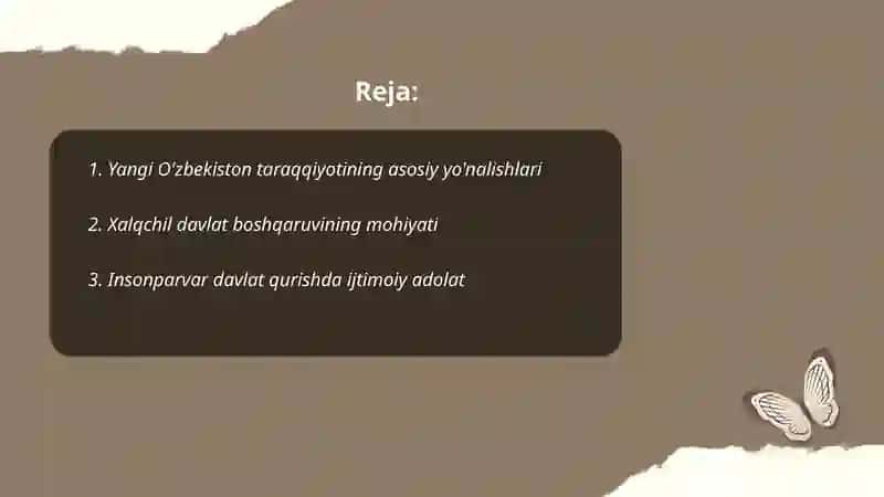 Yangi O'zbekistonda xalqchil va insonparvar davlat qurishning ijtimoiy siyosiy ahamiyati 2