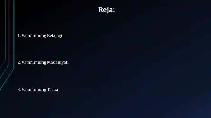 Bag'rikeng yurtim mavzusi 2