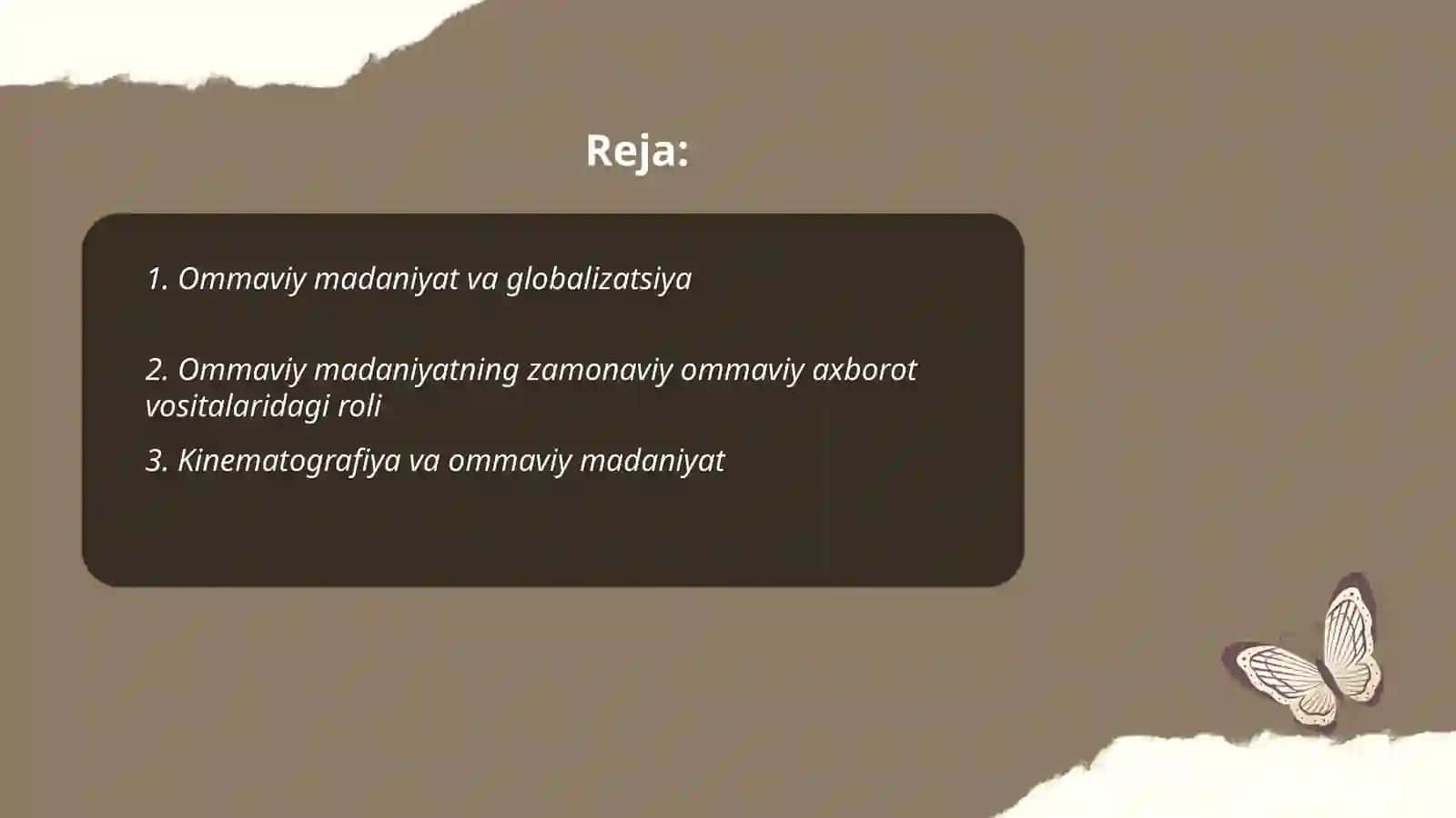 Ommaviy madaniyat 2