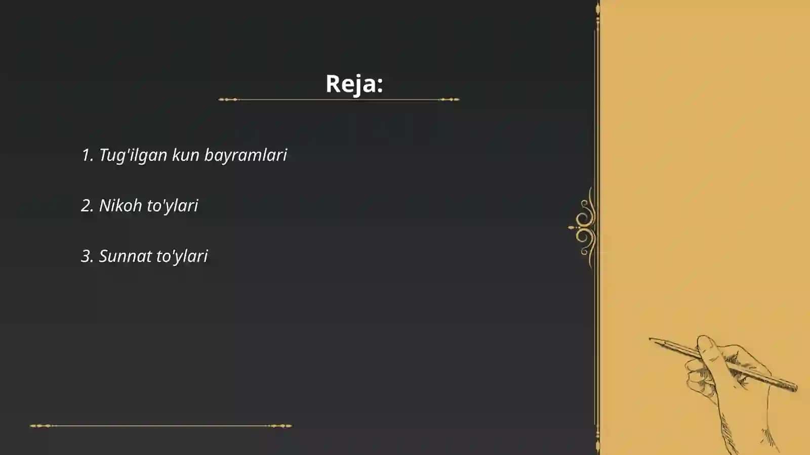 Toy marosimlari 2