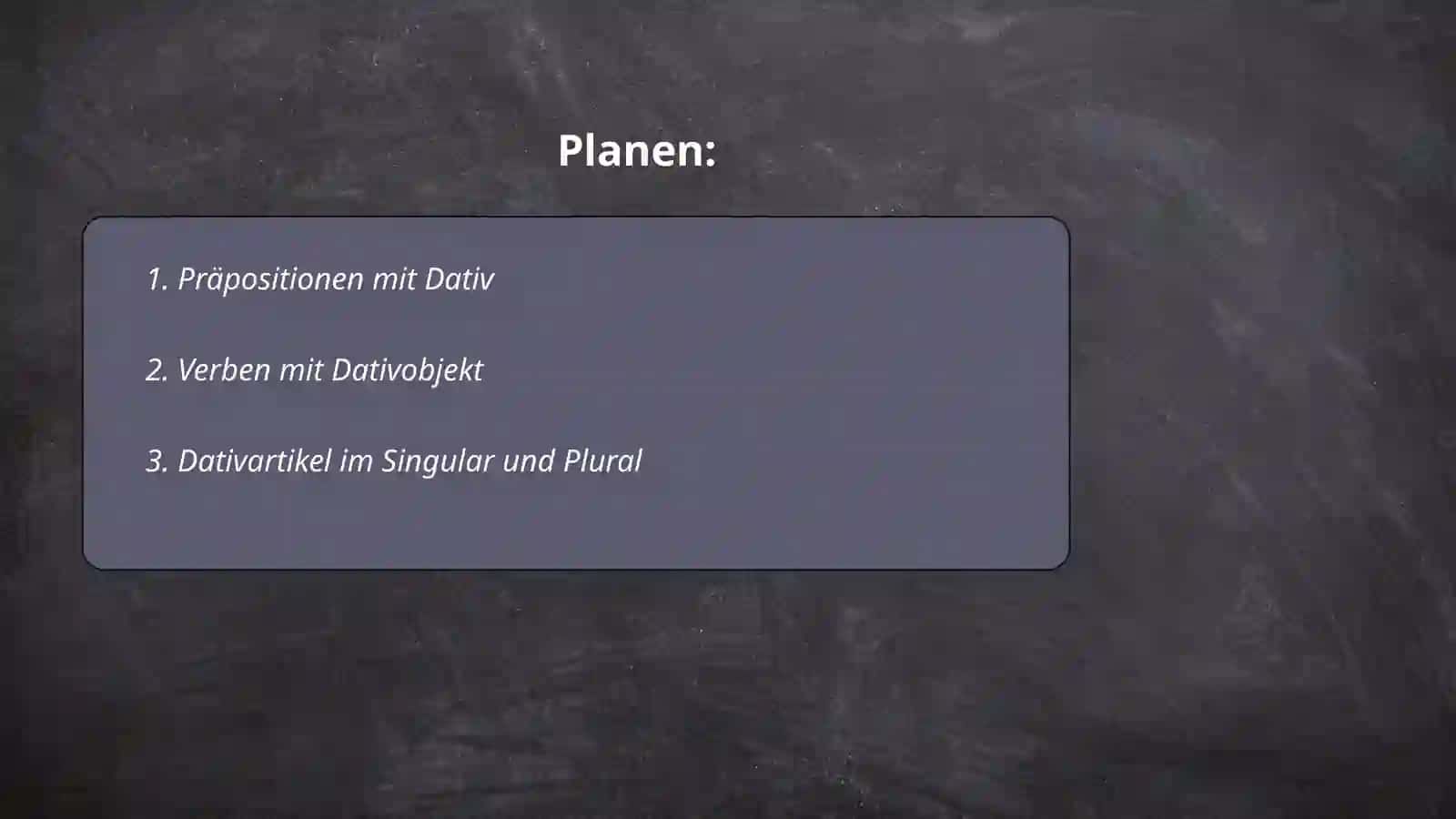 Dativ 2