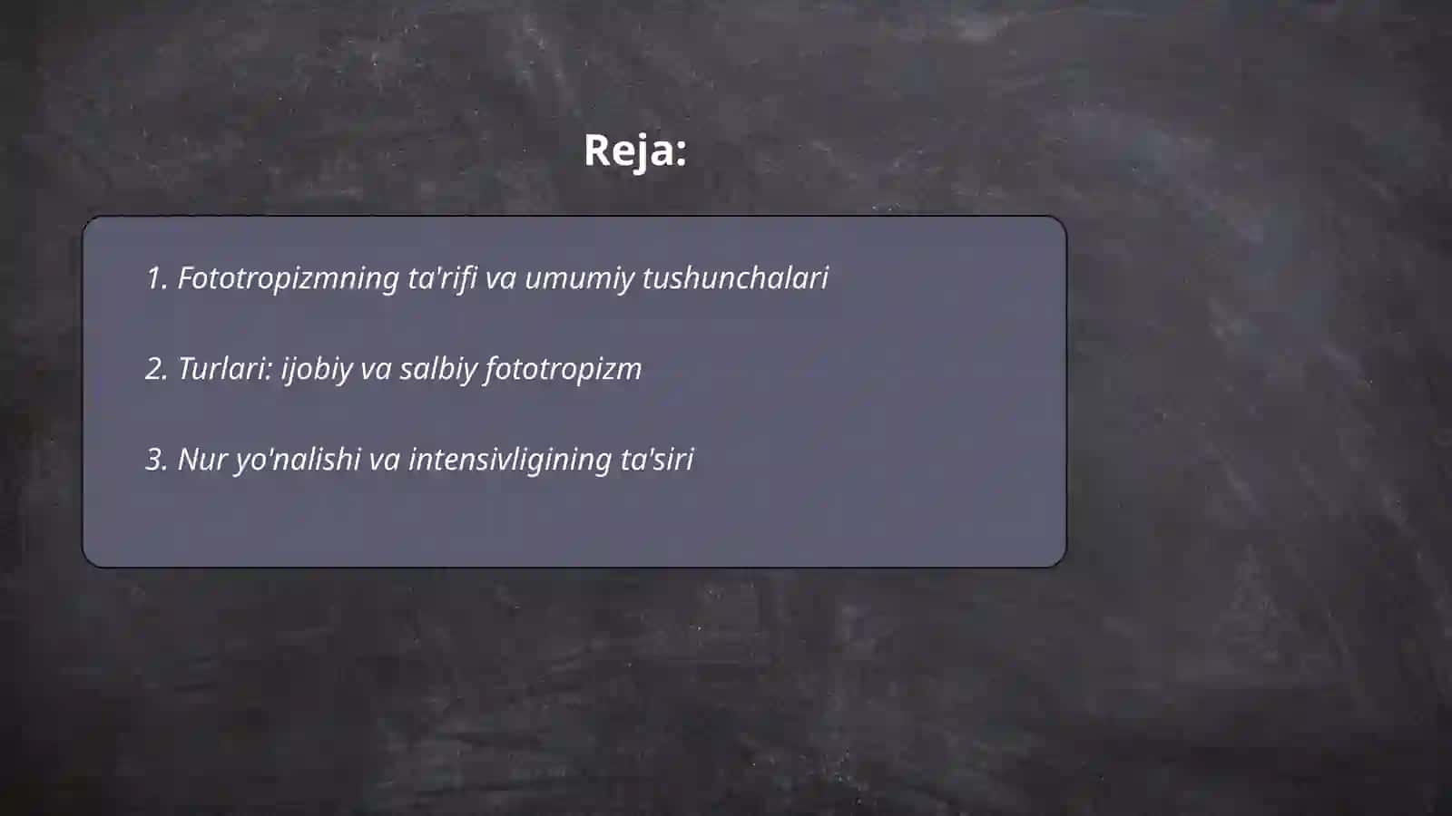 Fototropizm 2