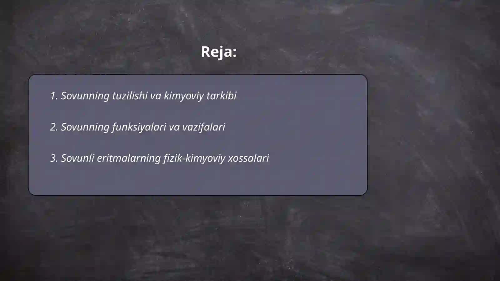 Sovun va sovunli eritmalarning xossalari 2