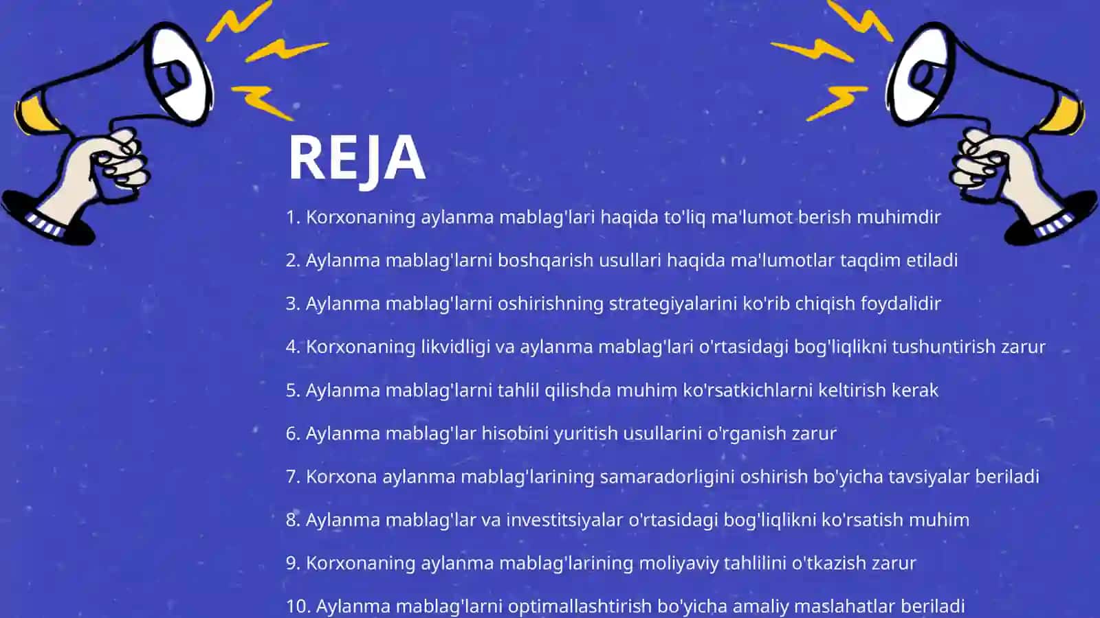 Korxananining aylanma mablag'lari 2