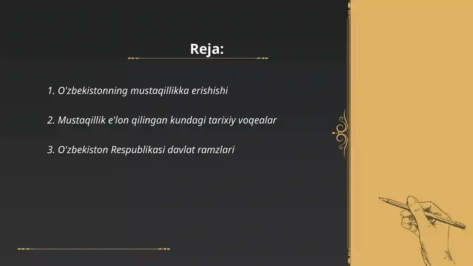 O'zbekiston mustaqillik g'oyalarining tarixiy g'oyalari 2