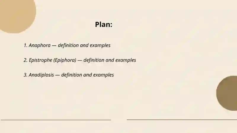 Types of Repetition 2