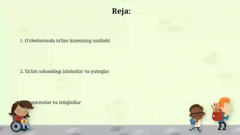 O'zbekiston ta'lim tizimi 2