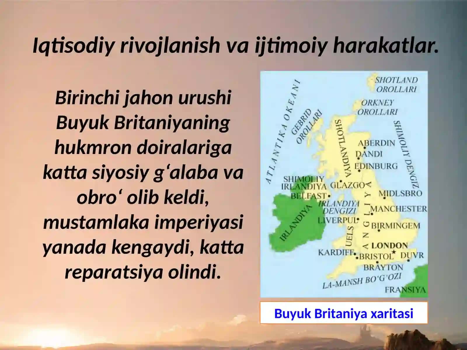 1918 – 1939-yillarda   Buyuk  Britaniya 2
