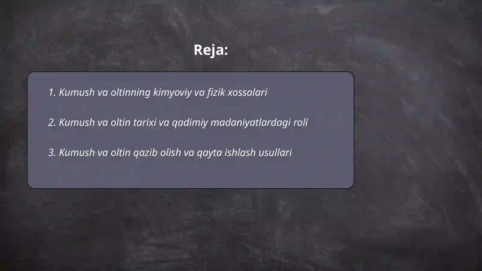 Kumush va Oltin 2