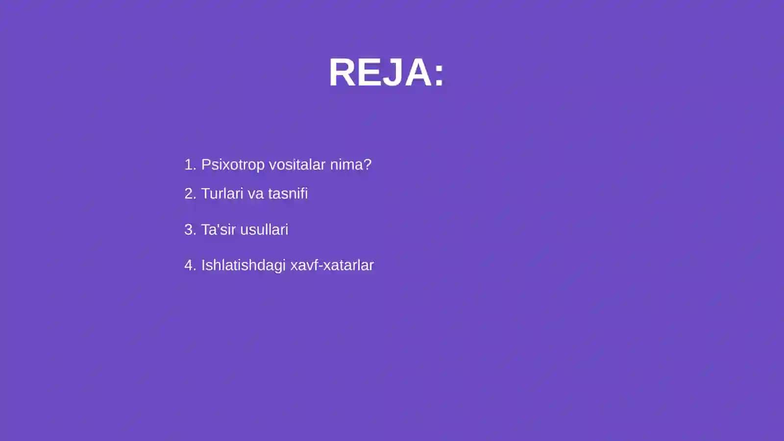 Psixotrop vositasi 2