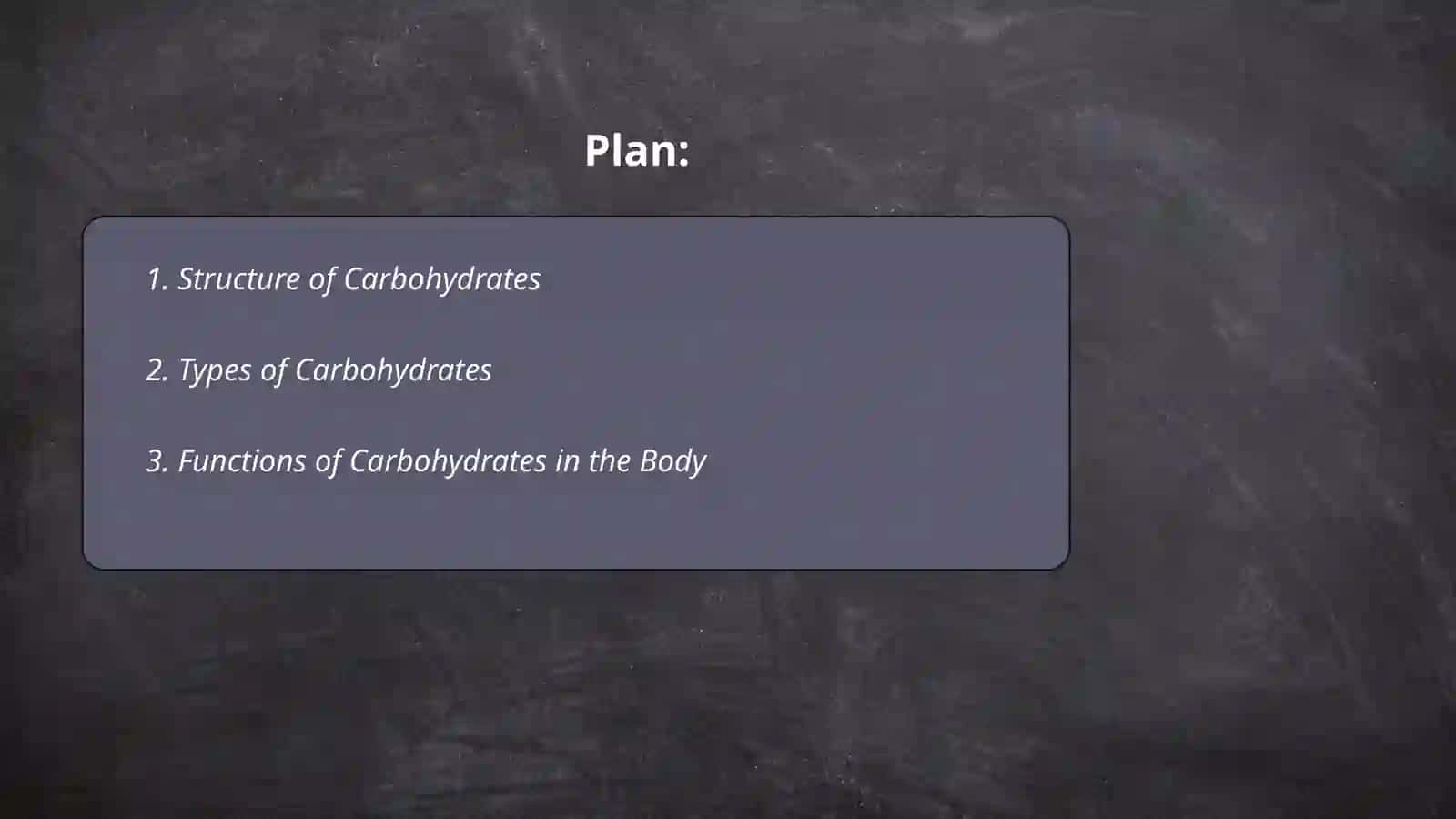 Carbohydrates 2