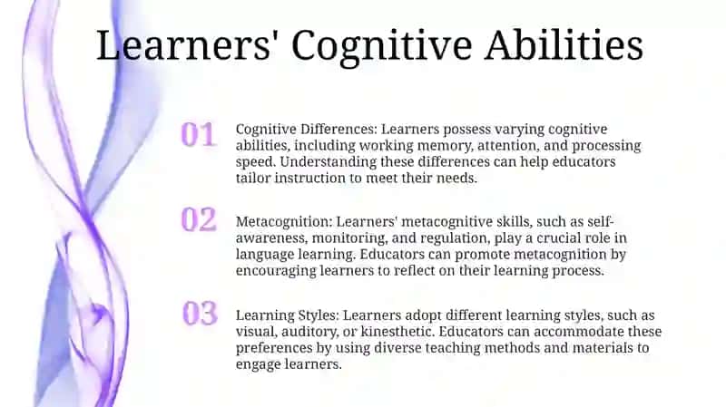 Addressing The Abilities Of Language Learners 2