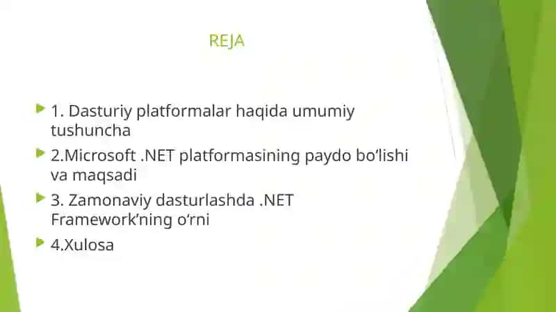 MICROSOFT NET FRAMEWORK PLATFORMASI 2