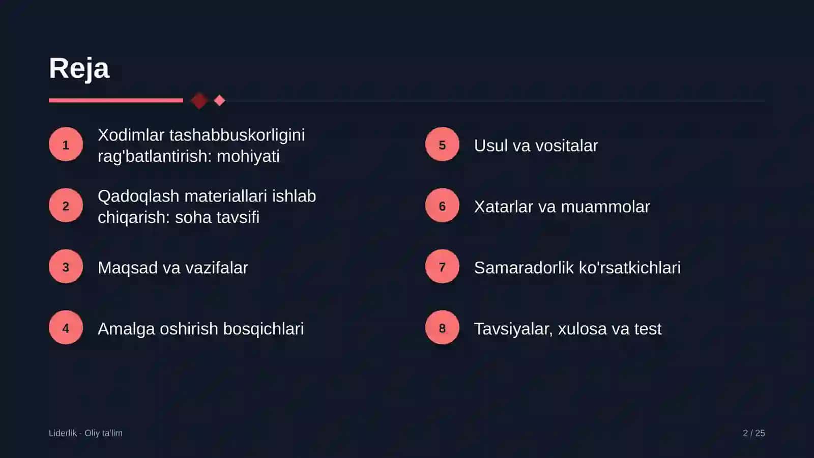 qadoqlash materiallari ishlab chiqarishda xodimlarning tashabbuskorligini rag'batlantirish 8476 2