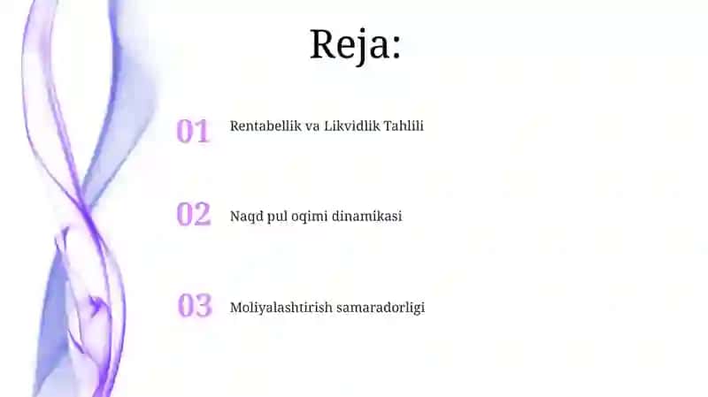 Moliyalashtirish strategiyasi 2