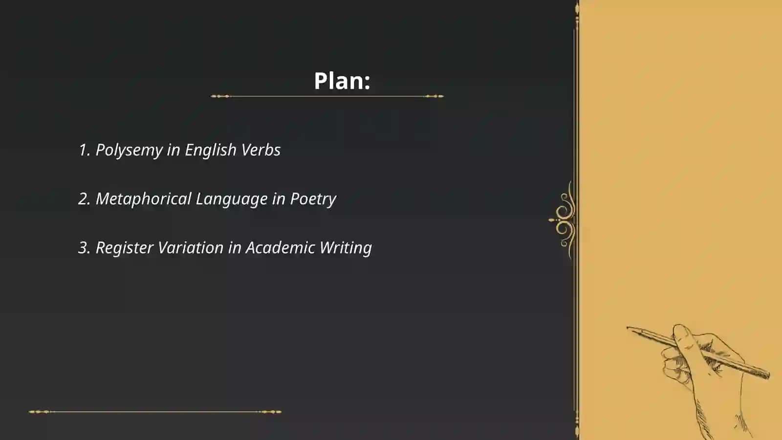 Polysemy, Metaphor and Register 2