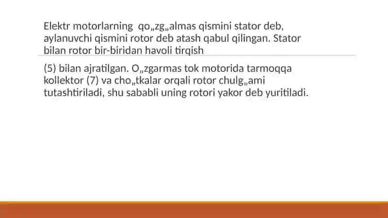 ELEKTR MOTORLAR VA GENERATORLAR 2