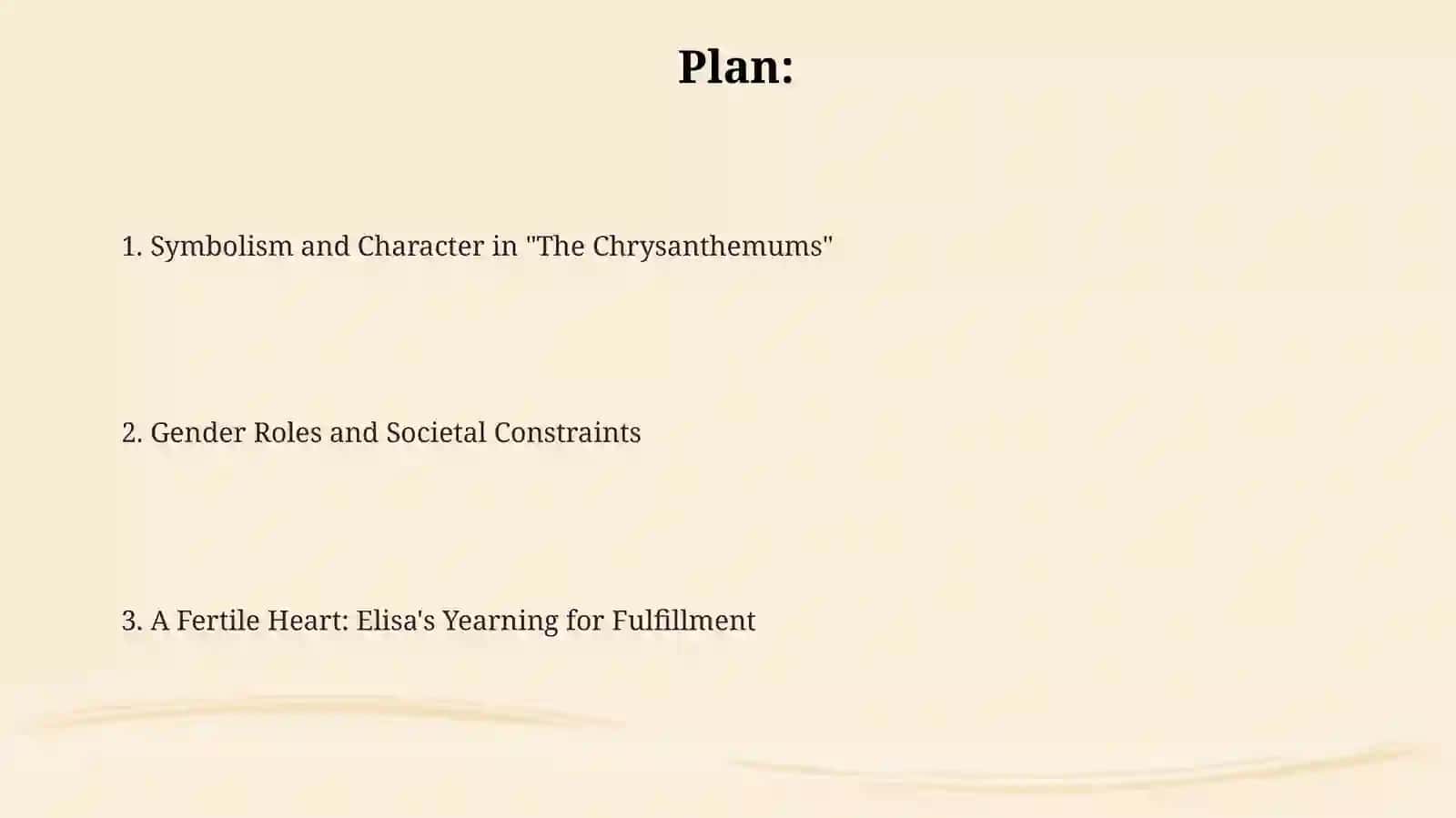 The Chrysanthemums 2