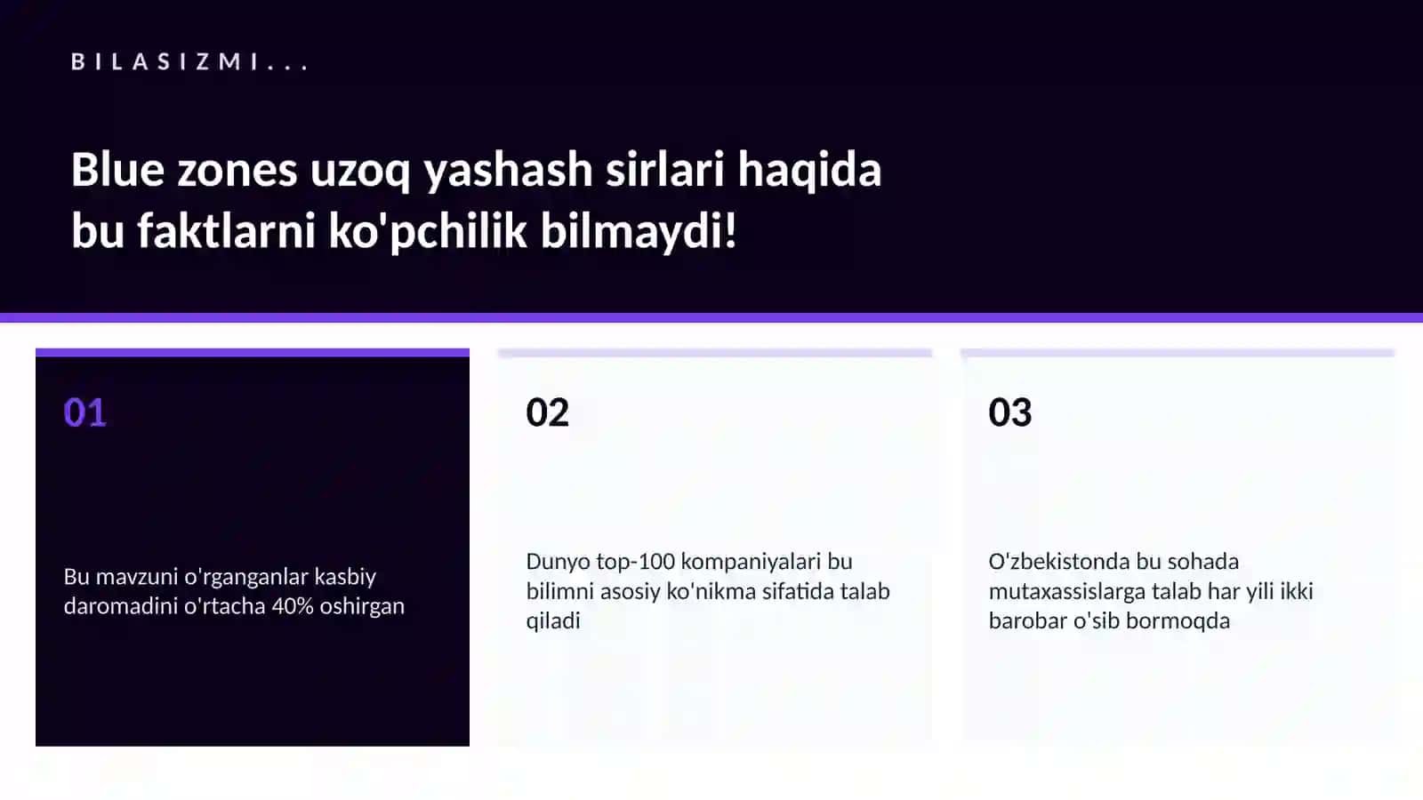 Blue zones uzoq yashash sirlari 2