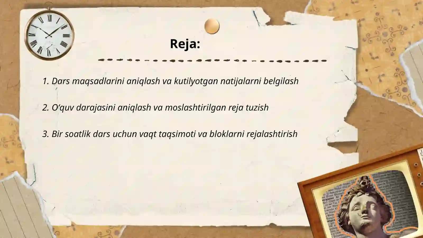 Bir soatlik dars ishlanma yozish 2