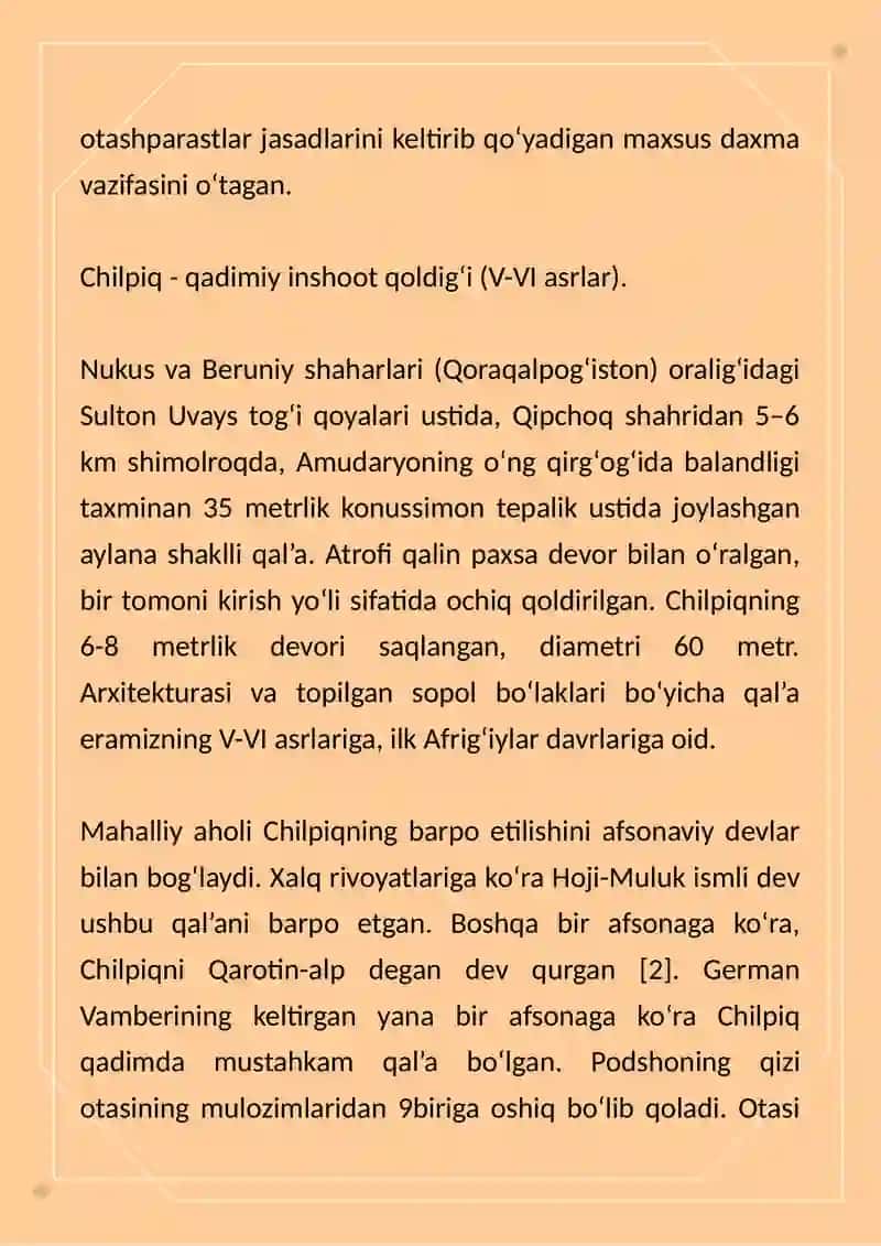 Chilpiq Qal'asi 2