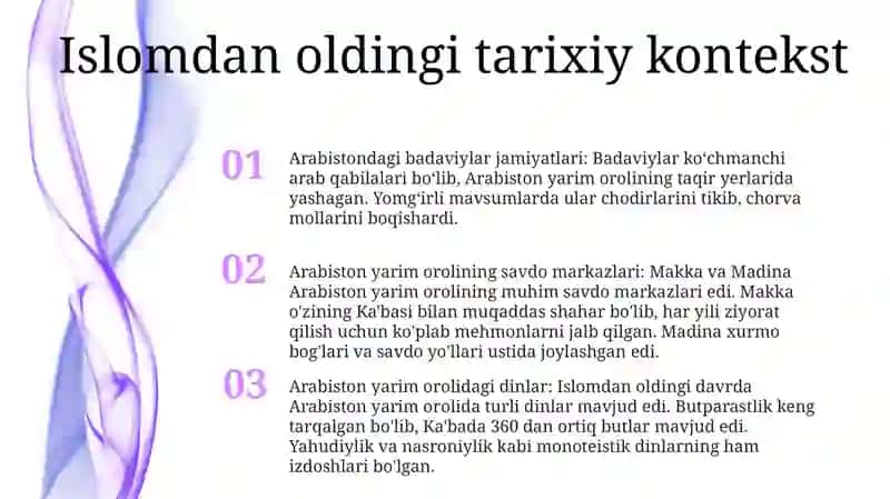 Arabiston Yarim Orolining Islomdan Oldingi Davri 2