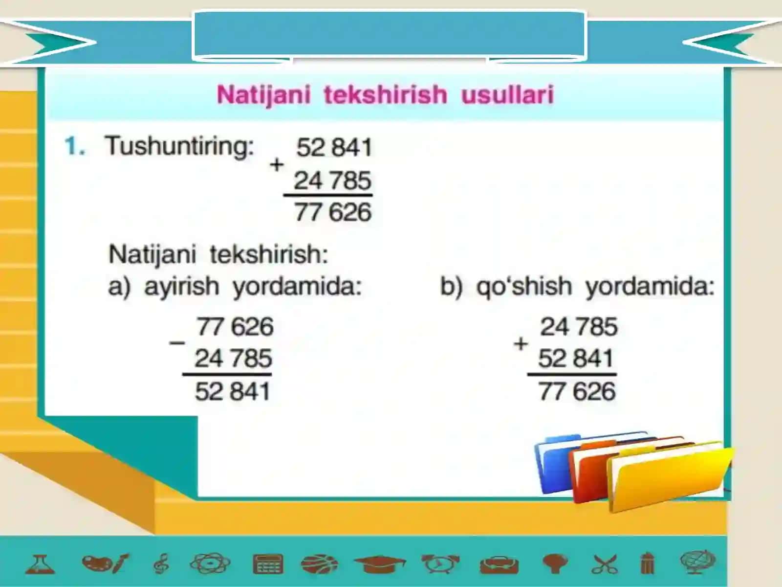 Natijalarni tekshirish 2