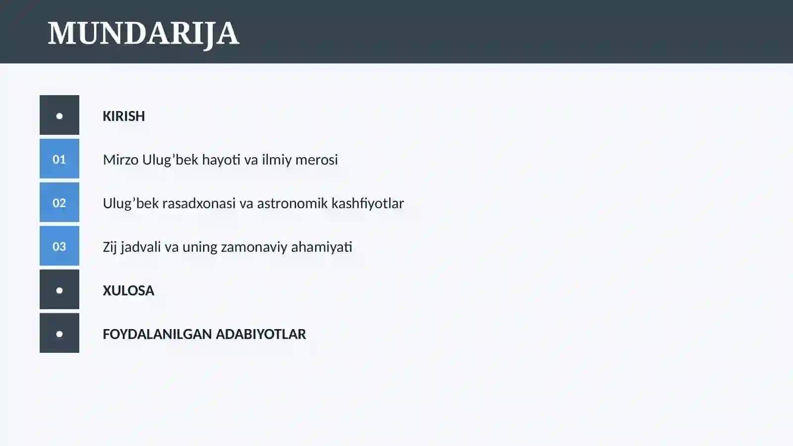 Mirzo Ulug’bek 2