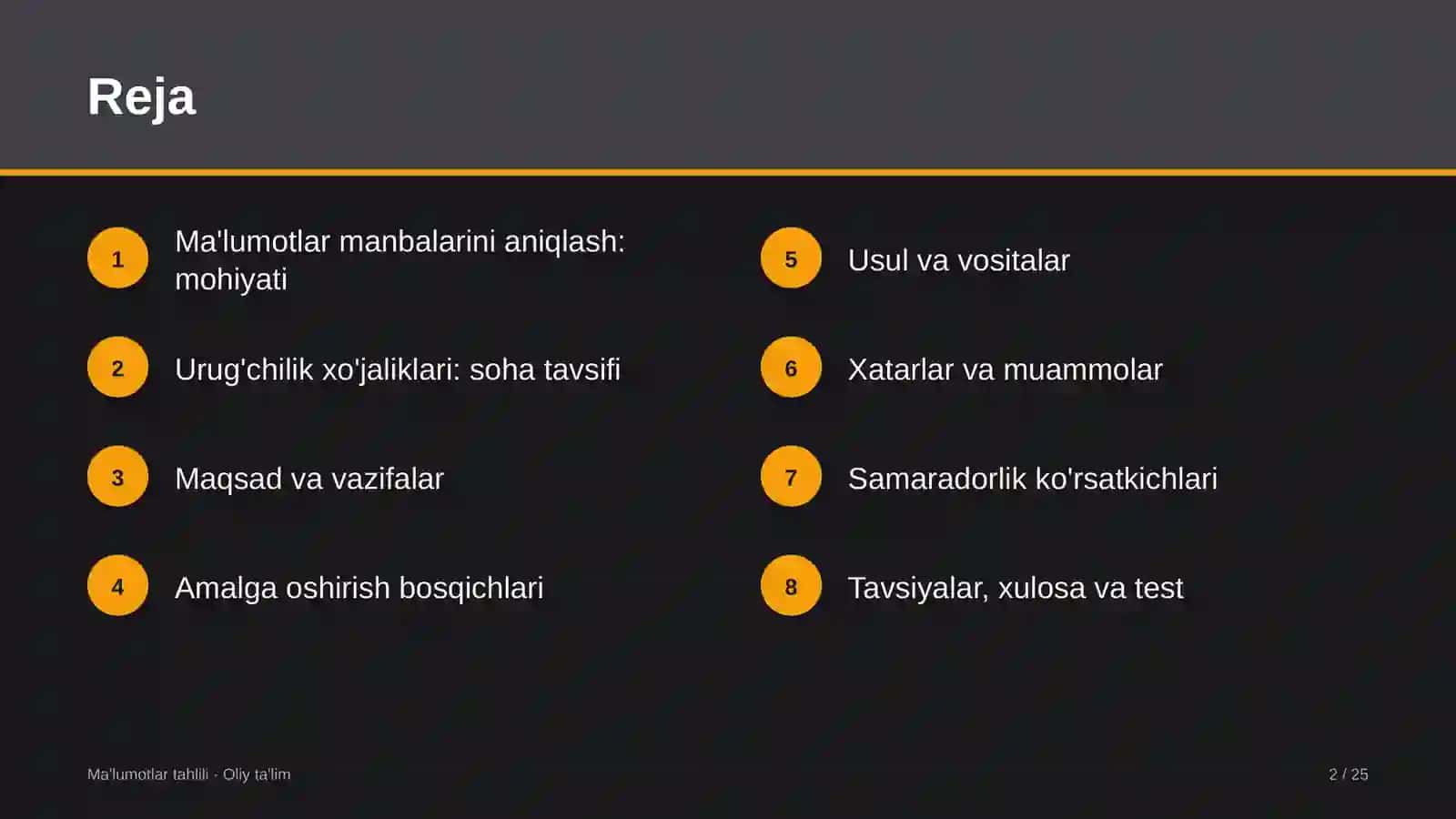 urug'chilik xo'jaliklarida ma'lumotlar manbalarini aniqlash 5593 2