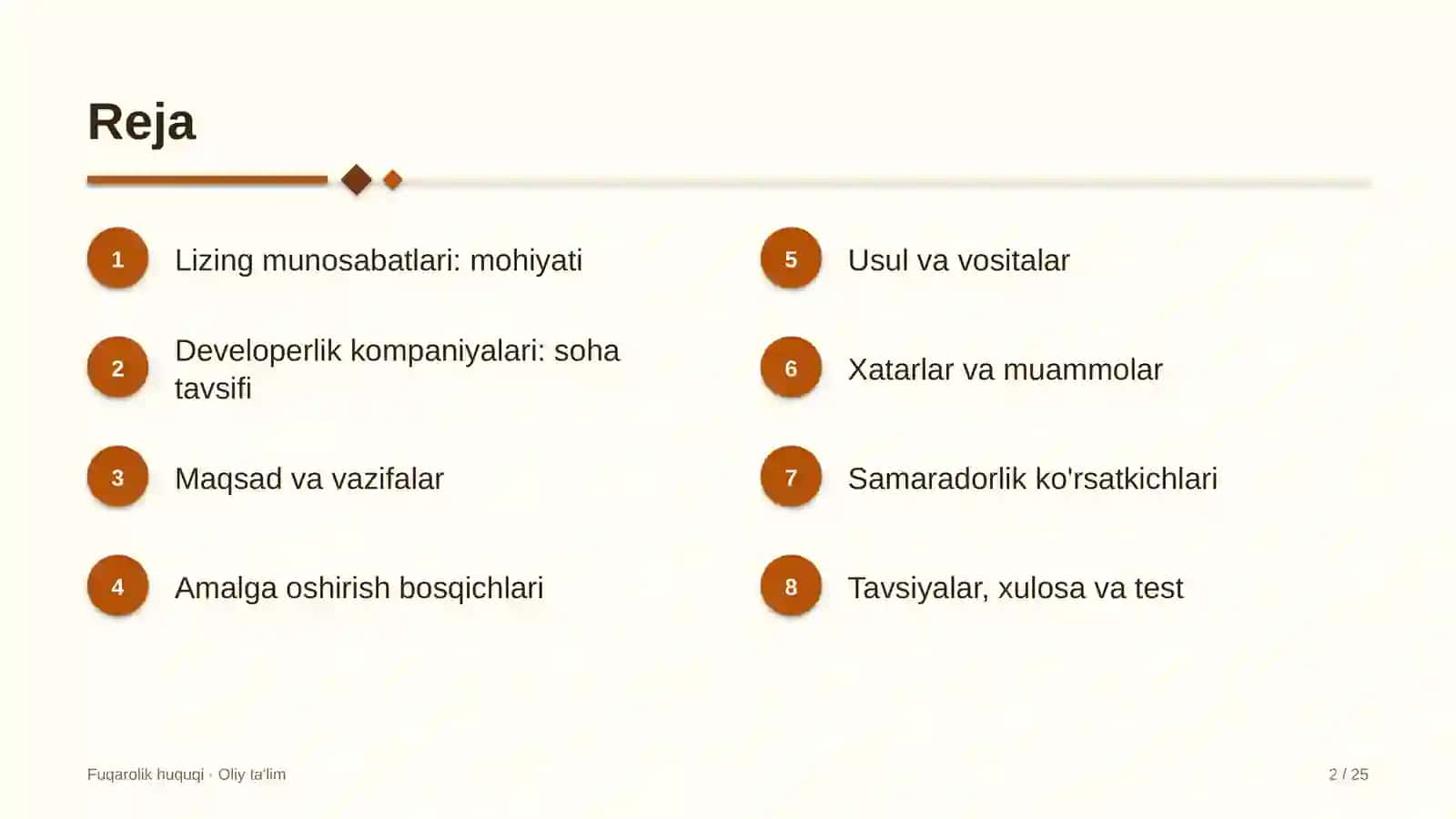 Developerlik kompaniyalarida lizing munosabatlari 2