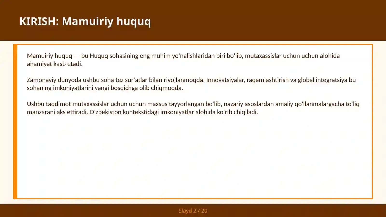 Mamuiriy huquq 2