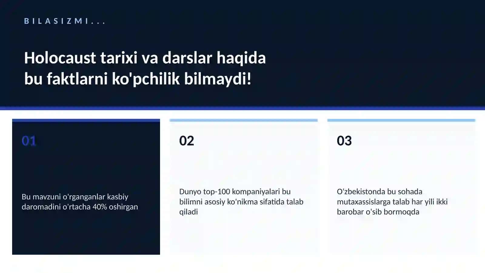 Holocaust tarixi va darslar 2