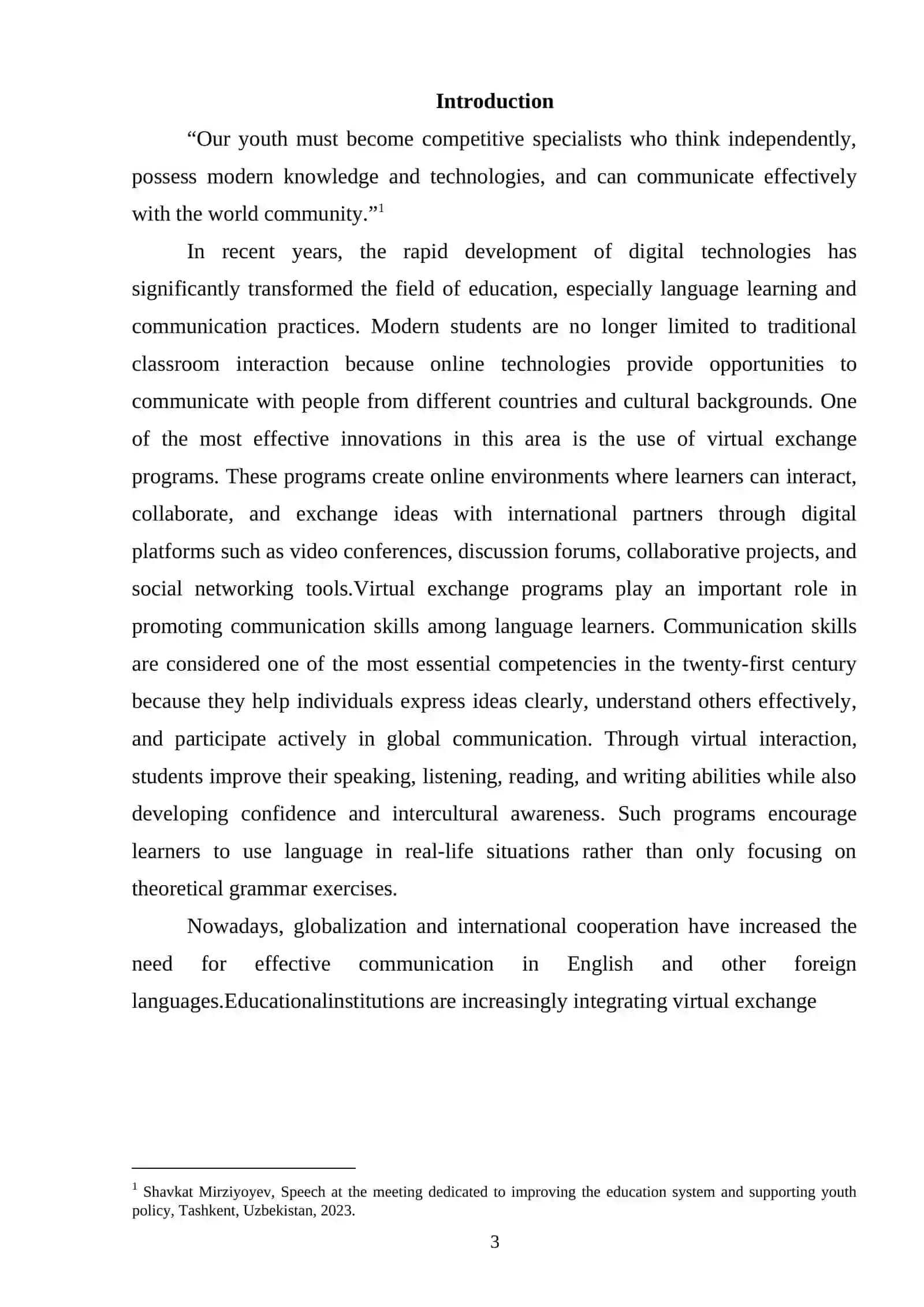 Virtual exchange programs to promote communication skills 2