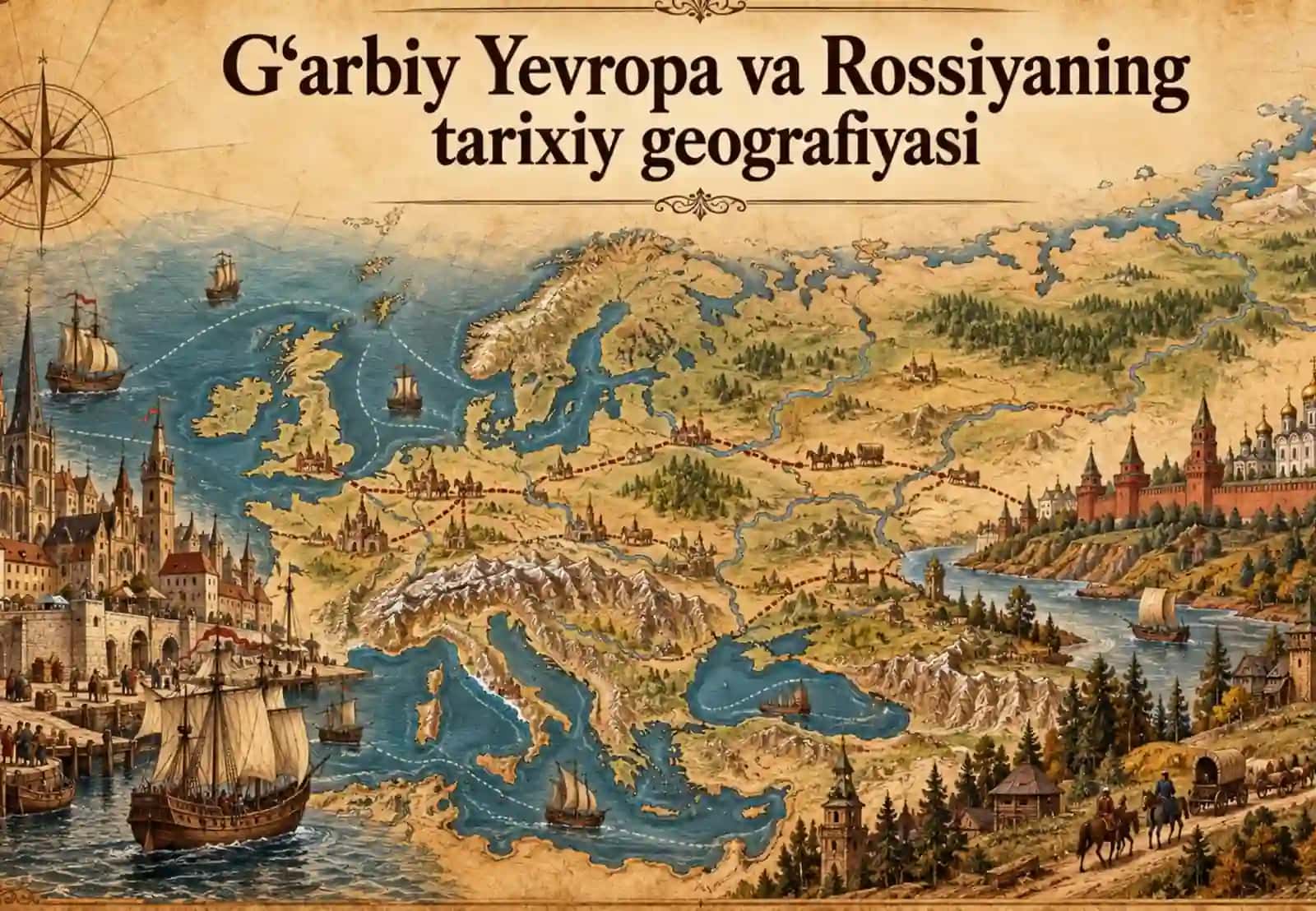 G‘arbiy Yevropa va Rossiyaning tarixiy geografiyasi 2