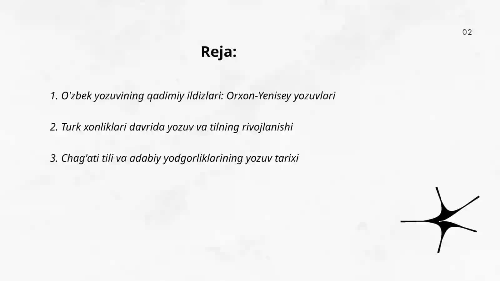 O'zbek yozuvlari tarixidan 2