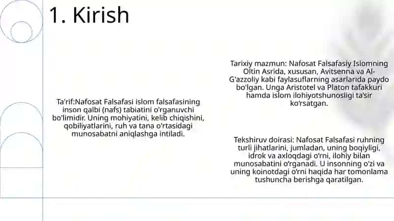 Nafosat Falsafasi 2