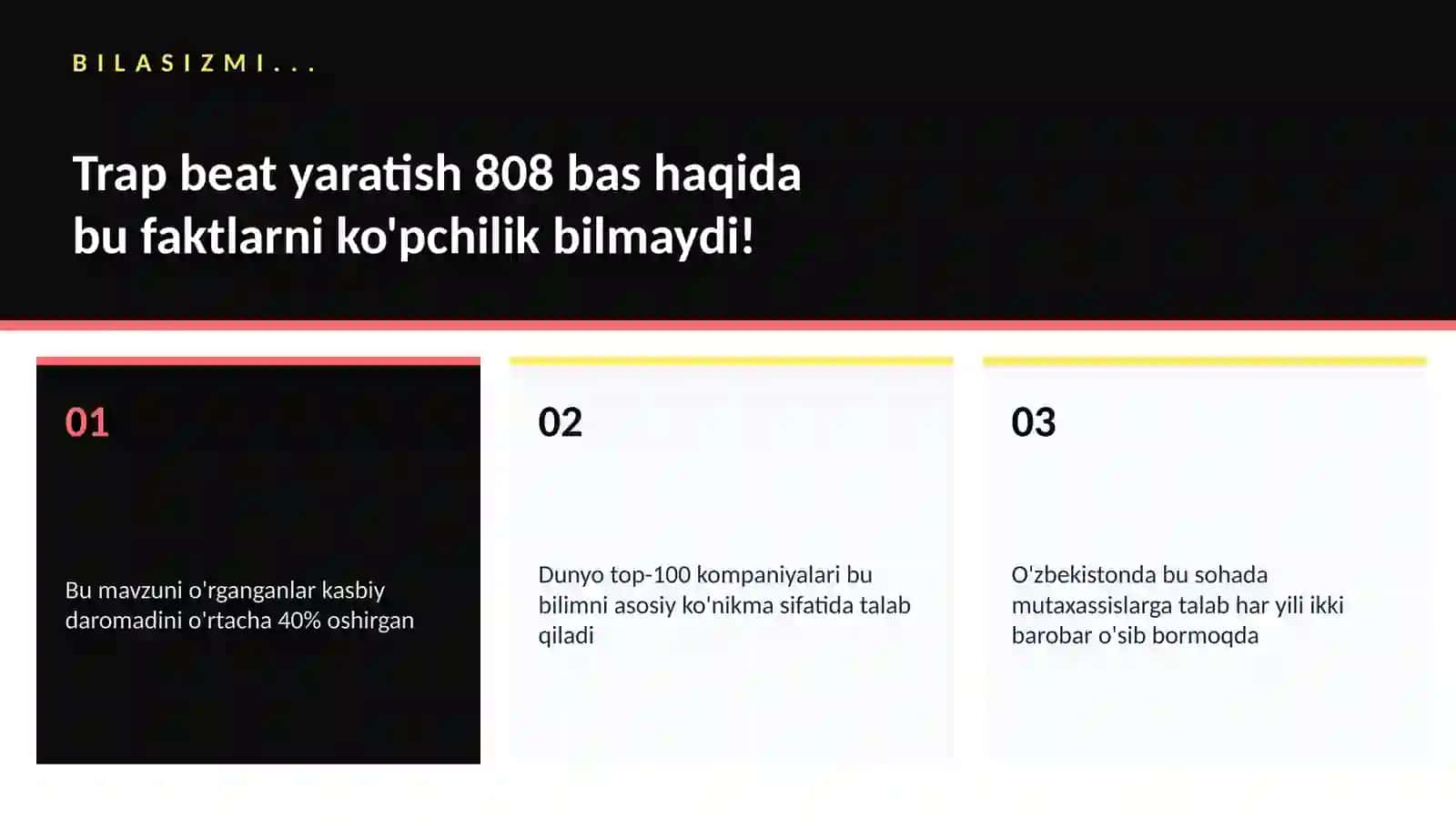 MUSIQA VA AUDIO TEXNOLOGIYALAR 2
